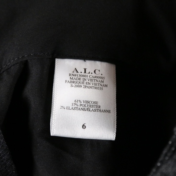 ALC High Waisted Shimmer Trousers - Picture 7 of 8